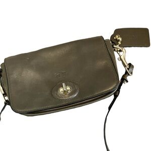 Coach crossbody bag in army green